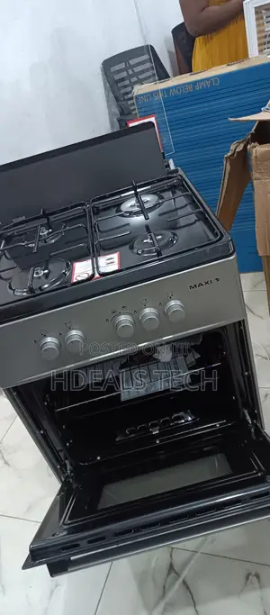 Smart Choice- Maxi 6060 4burner Black+Grey F6B40G2