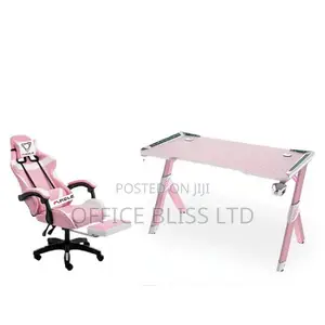 Furgle PRO Series GAMING Chair Desk - PINK