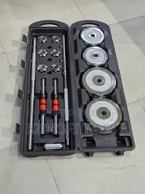 50kg Adjustable Barbell Dumbbell Weight Set
