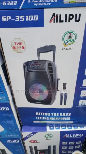 15” Powerful Public Address With Microphone