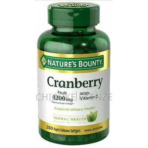 Nature Bounty Cranberry 4200mg With Vit C X 250 Softgels