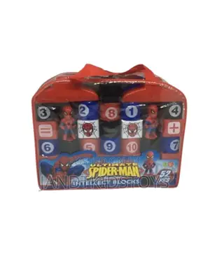 52 Piece Spiderman Themed Building Blocks