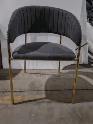 Bar Chair /Dining Chair With Stainless Gold Leg