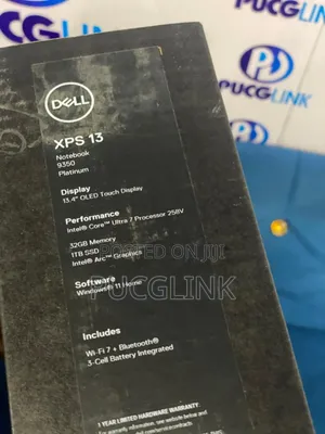 New Laptop Dell XPS 13 (9350) 32GB Intel Core Ultra 7 SSD 1T