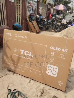 Original TCL 65" Google TV QLED Pro 4KUHD Bluetooth Netflix