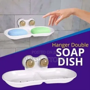 Wall Attachable Hanger for Soap - Double Box