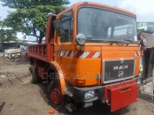 Man Diesel Tipper 6 Tyres 2000 Orange