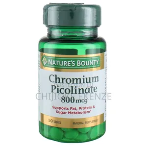 Nature Bounty Chromnium Picolinate 800mcg X 50 Tablets