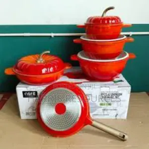 9 PCS Aluminium Non-Stick Coating Pots