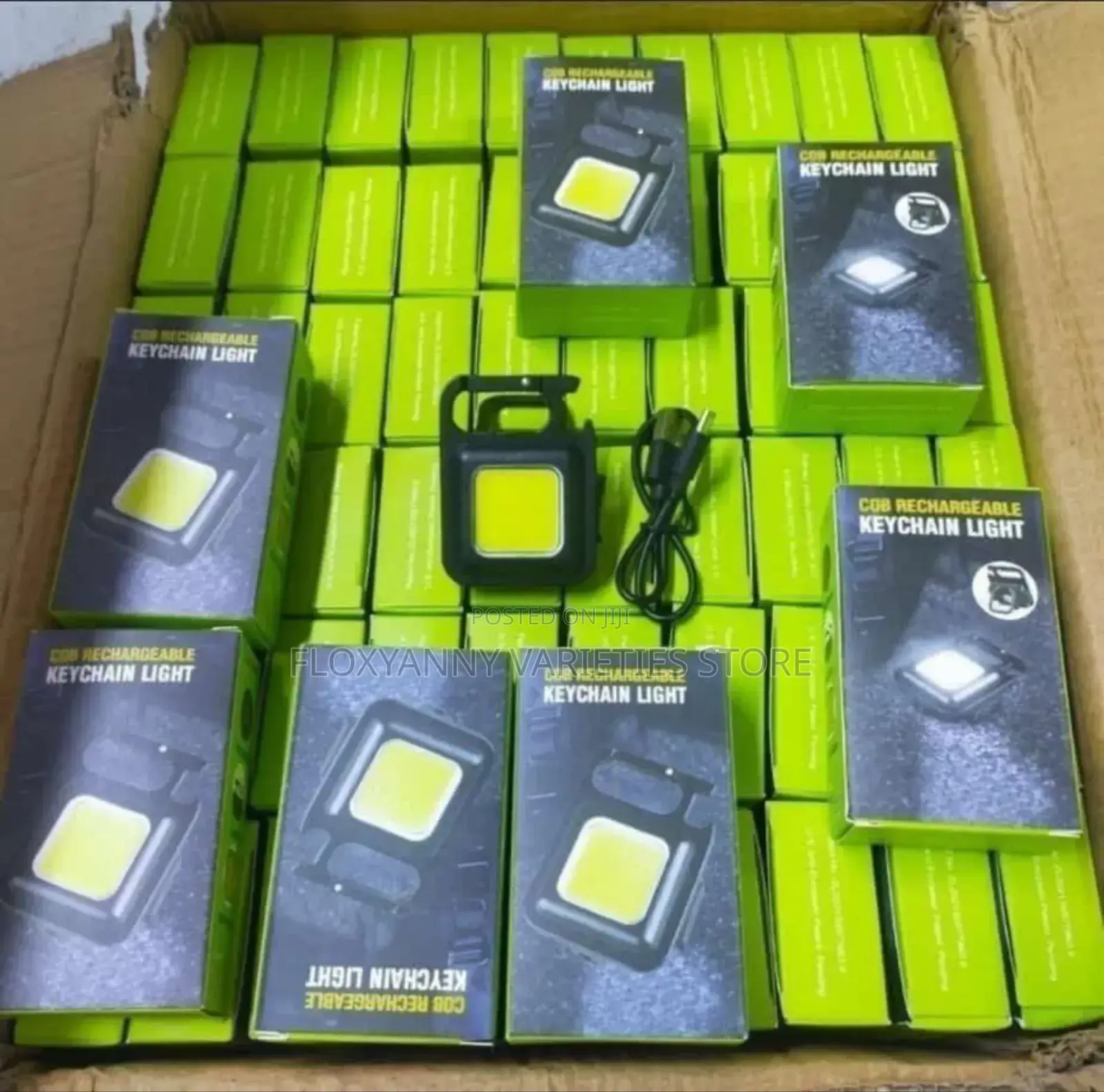 Rechargeable LED Flashlight Keychain