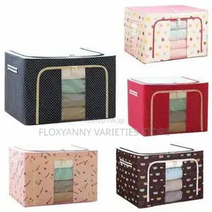Laundry/Mobile Wardrobe Box (Dual Zip Openings