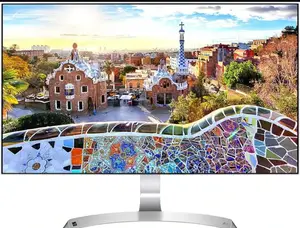 Lg 27" Ips Full Hd Led Flat Silver, White Computer Hdmi Monitor