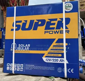 Super Power 220A 12V Tubular Battery. Best Battery Vendor
