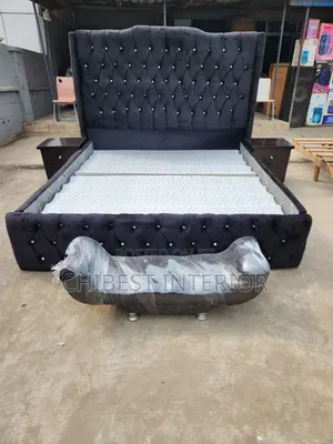 High Quality 6by6 Bed Stand With Side Drawer and Footrest