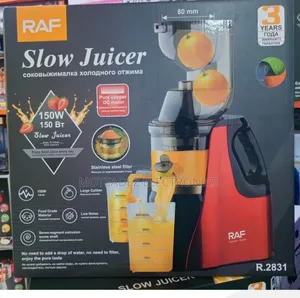 Raf 150w High Performance Slow Juicer With Large Caliber/Cup