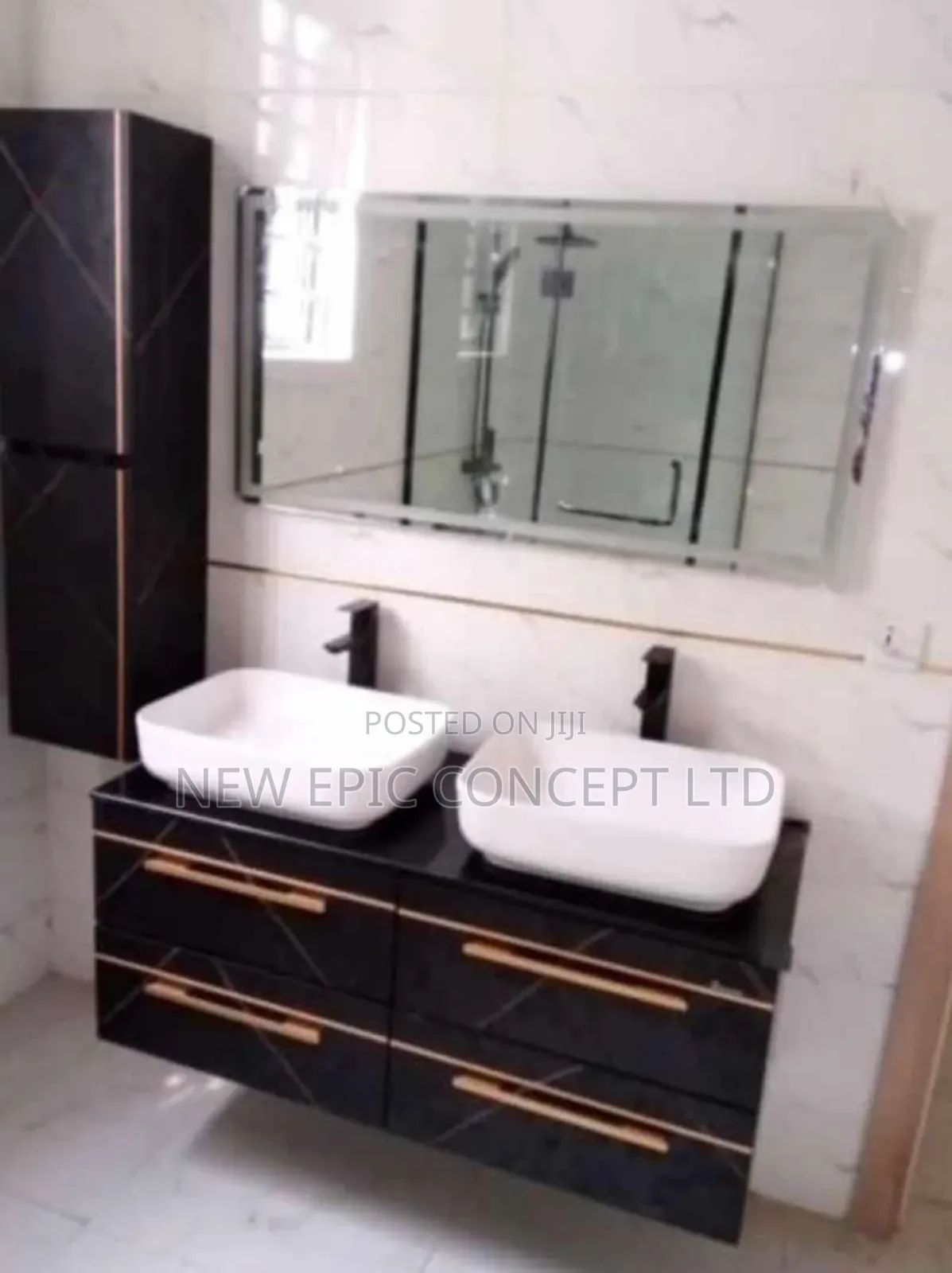 Double Cabinet With Sensor Mirror