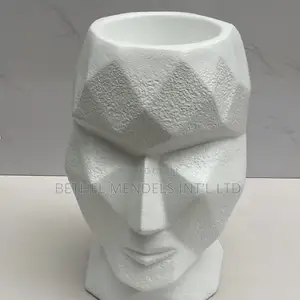 Decorative Igodo Face Vase (51cm X 21cm)