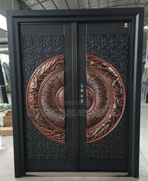 Quality 6ft by 8ft Copper Cast Security Entrance Door