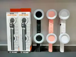 Selfie Tripod With Bluetooth and 2 Ringlight