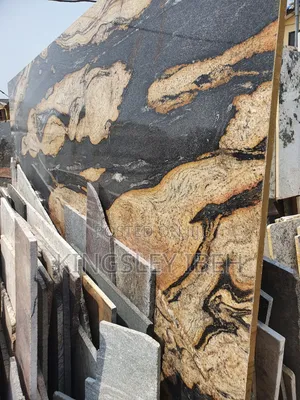 Brazilian Gold Granite for Staircase