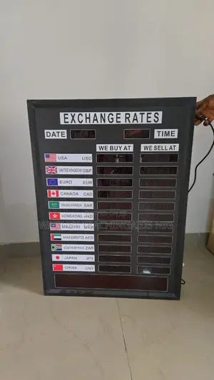 Digital Exchange Rate Board