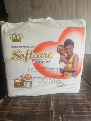 Softcare Diaper Size S, M, L.