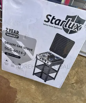 Quality 4 Face Starlux Deluxe Gas Cooker With 2 Layer Stand