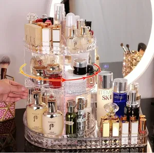 360 Rotating Makeup Organizer With Extension