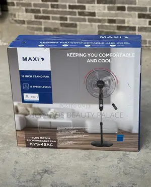 Maxi Rechargeable Fan 18 Inches