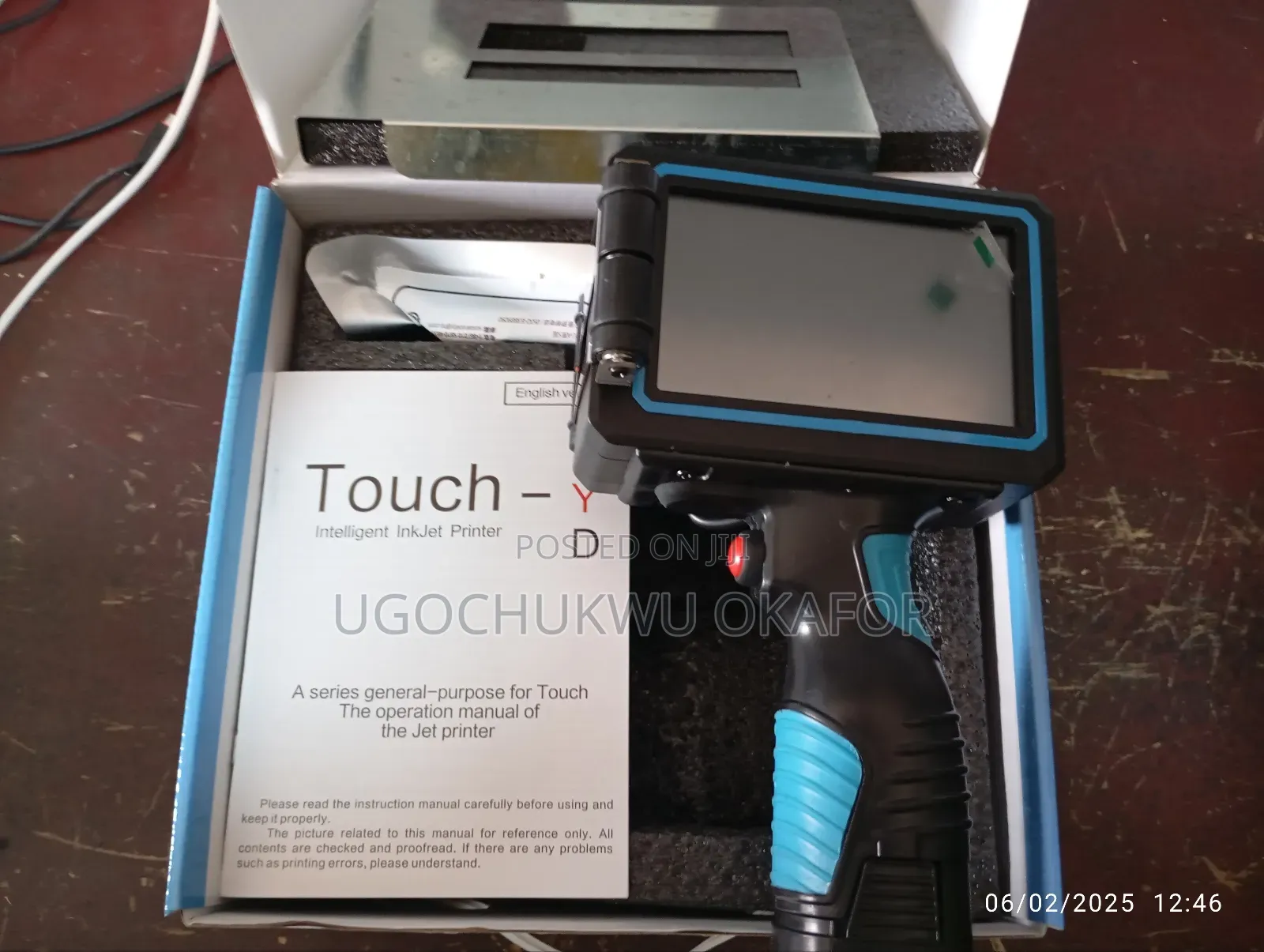 Hand Held Inkjet Coding Machine