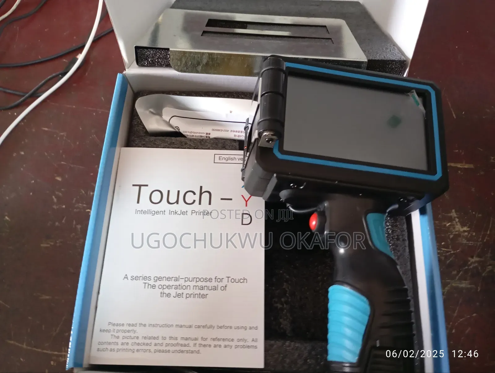 Hand Held Inkjet Coding Machine