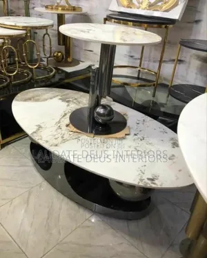 New Imported Classic 2in1 Marble Top Center Table