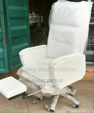Executive Swivel Office Chair With Recliner and Footrest