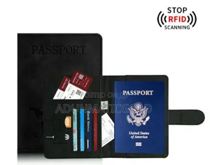 RFID Passport Pouch With Bag Tag