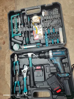 Cordless Tools Set Bosch With Drilling Machine