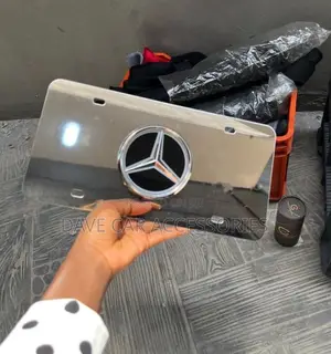 Mercedes Benz Plate Number Cover With Light