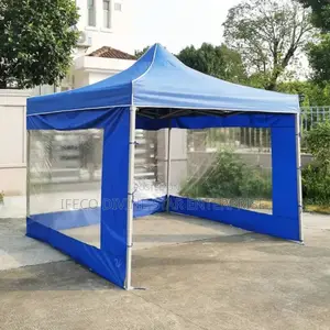 Foldable Tent With 3 Transparent Sides Cover