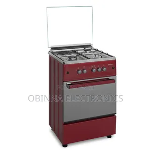 Brand New Maxi(60×60)3+1 Standing Gas Cooker(Oven Grill)Red