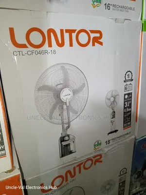 Lontor 18" Rechargeable Mist Fan