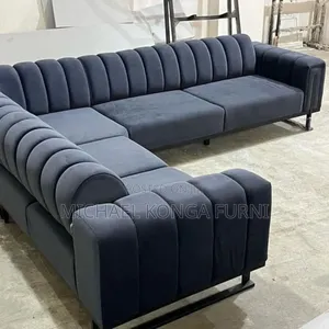 Lined L Shape Sofa