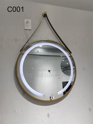 Gold LED Mirror With Belt