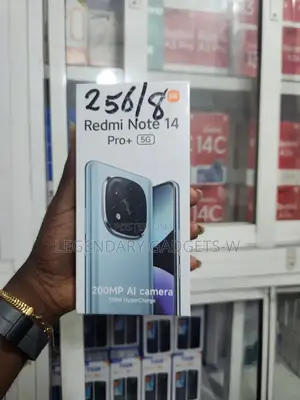 New Xiaomi Redmi Note 14 Pro+ 5G 256 GB Black