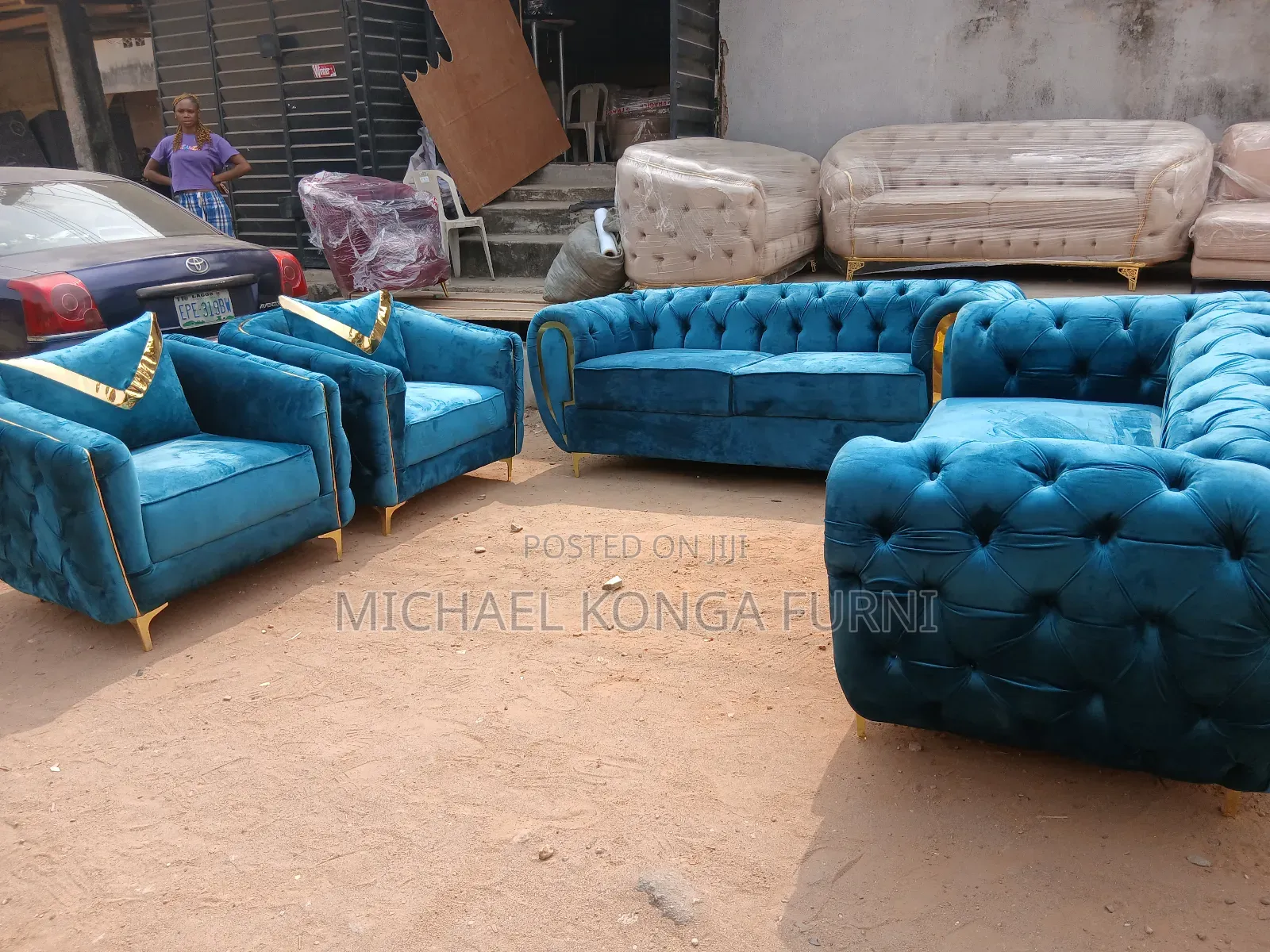 Luxurious Weaved Sofa