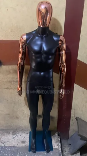 Black & Rose Gold Faceless Male Complete Dummy