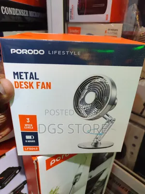 Porodo LFS043 Metal Desk Fan