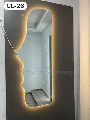 Human Face Three Lights Mirror