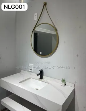 Gold Belt Mirror Without Light