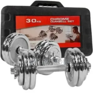 30kg Adjustable Dumbbells and Barbell