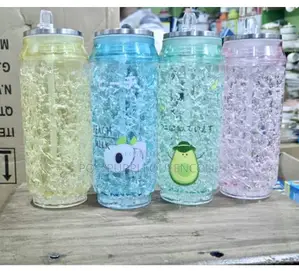 3D Ice Crack Straw Can Cup