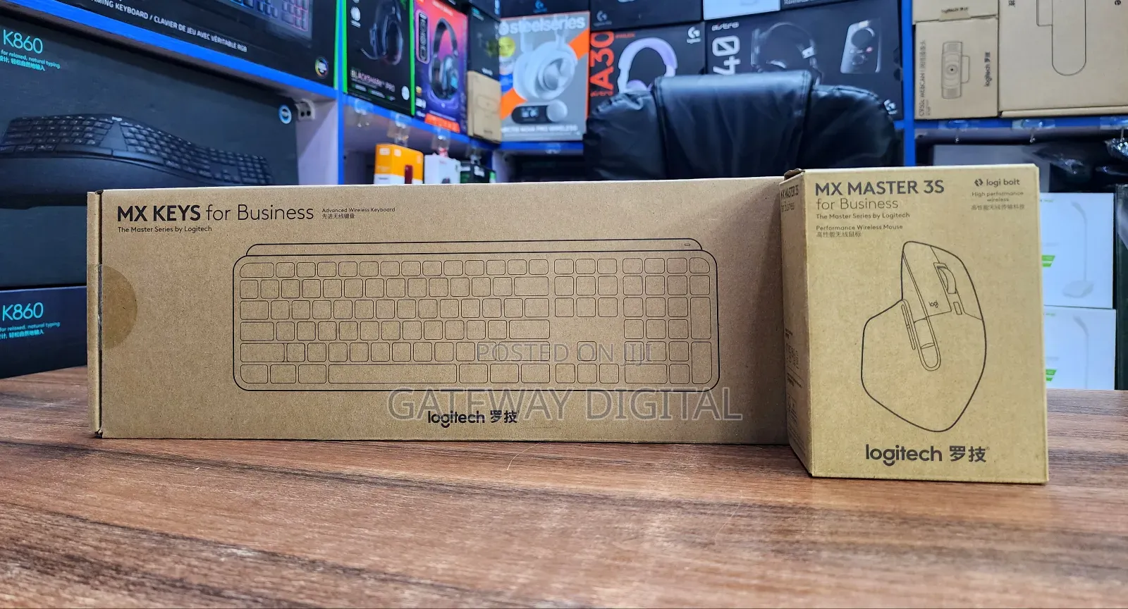 Logitech Mx Keys and Mx Master 3s Combo
